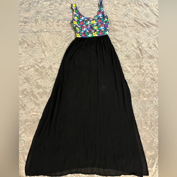 Divided Multi coloured Dress - Picture 1 of 6